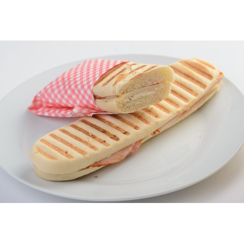 Panini debrecínka, sýr a slanina 180g