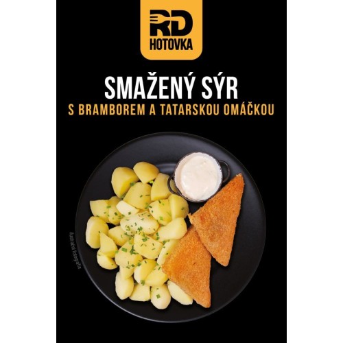 Smažený sýr s bramborami a tatarskou omáčkou 500g RD