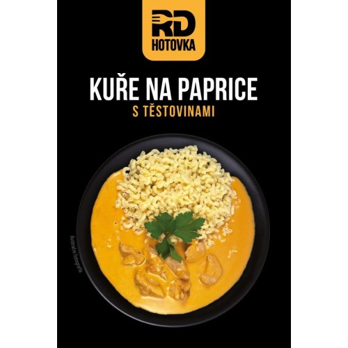 Kuře na paprice s těstovinami 500g RD