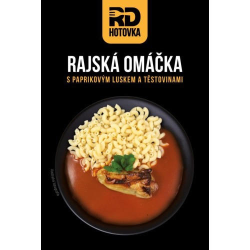 Rajská omáčka s paprikovým luskem a těstovinami 500g RD
