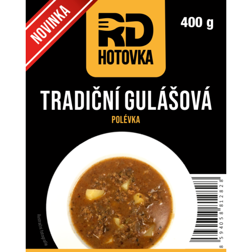 Tradiční gulášová polévka 400g RD