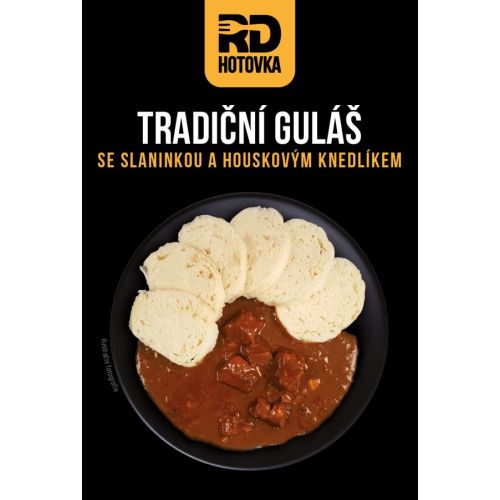 Tradiční guláš s houskovým knedlíkem 500g RD