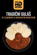 Tradiční guláš s houskovým knedlíkem 500g RD