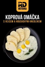 Koprová omáčka s vejcem a houskovým knedlíkem 500g RD