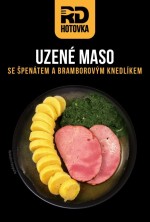 Uzené maso se špenátem a bramborovým knedlíkem 500g RD