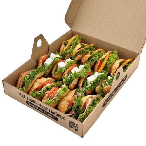 Box croissanty se šunkou 800g