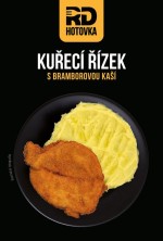 Kuřecí řízek s bramborovou kaší 500g RD