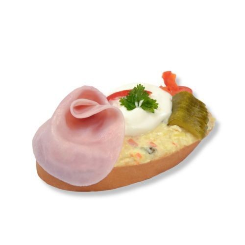 Chlebíček se šunkou a vejcem 90g (karton 8ks)