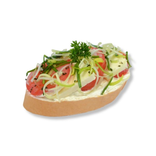 Chlebíček s rajčaty a mozzarellou 80g (karton 8ks)