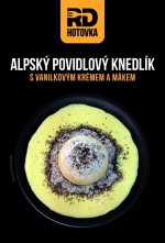 Alpský povidlový knedlík s vanilkovým krémem a mákem 450g RD