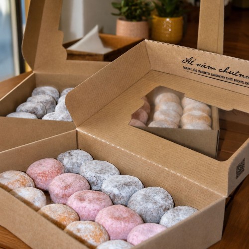 Box s mini koblížkami 375g - 15ks