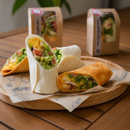 Tortilla s kuřecími stripsy balená 220g