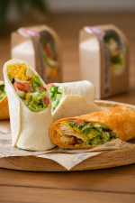 Tortilla s kuřecími stripsy balená 220g